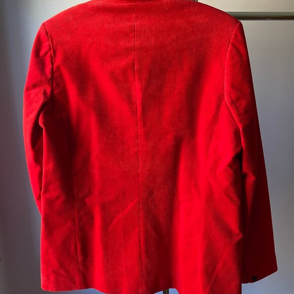 Red Corduroy Sport Coat Womens Boden - Picture 4 of 4